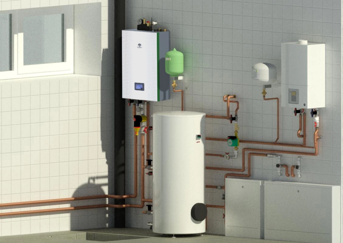Energieeffiziente MyCond BeeSmart Split-Wärmepumpe für optimierten Betrieb und Kosteneinsparungen.