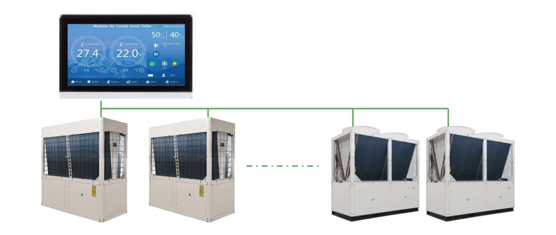MyCond Inverter MCU-YHI Wärmepumpen mit Sensorsteuerung