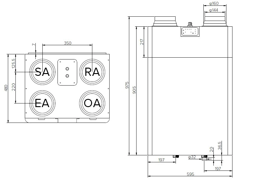 MyCond MCFA Gesamtabmessungen - 1