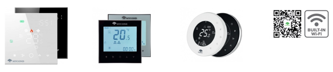 MyCond MCFC Medium ESP Gebläsekonvektoren mit technischen Daten.