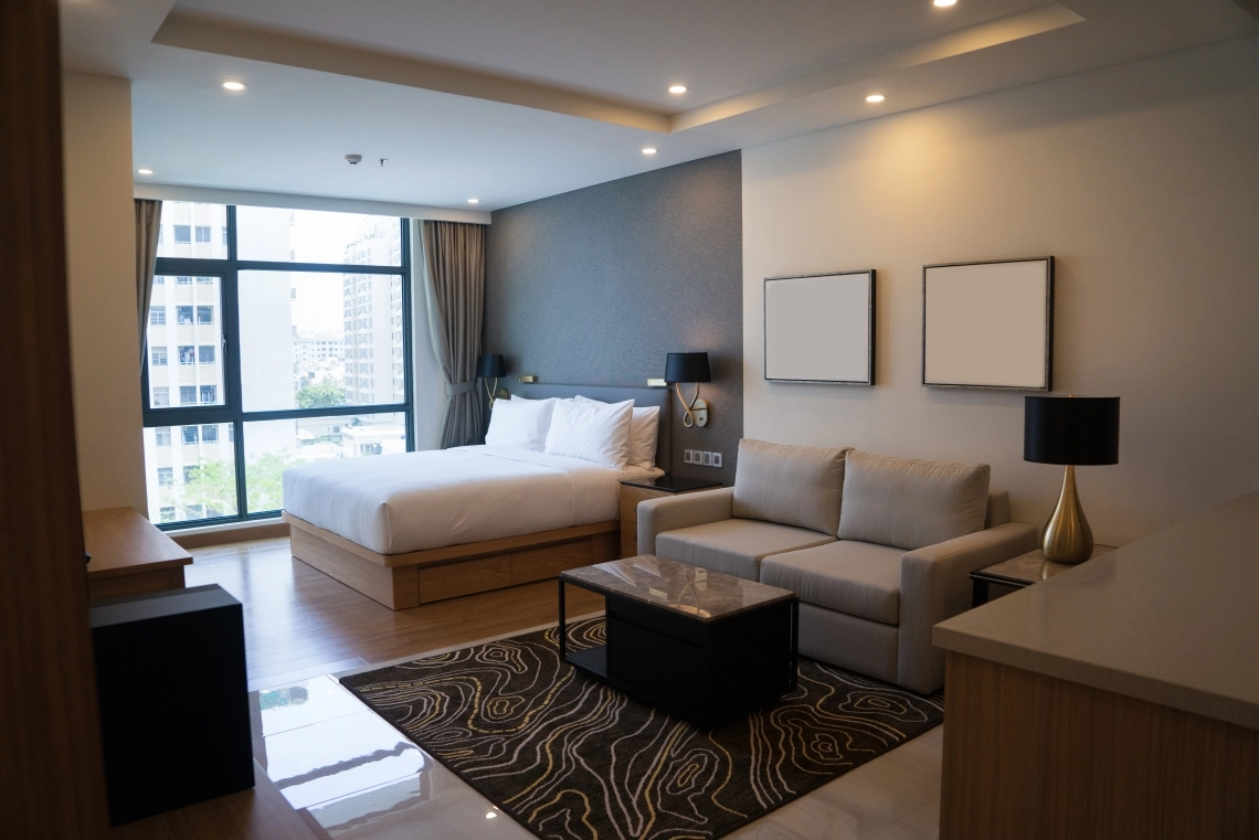 MyCond MCFDS Modernes, gemütliches Studio-Apartment mit integriertem Gebläsekonvektor.
