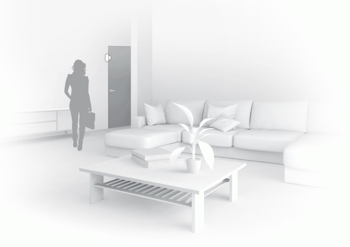 MyCond Zigbee Türsensor Überwachung Haussicherheit.