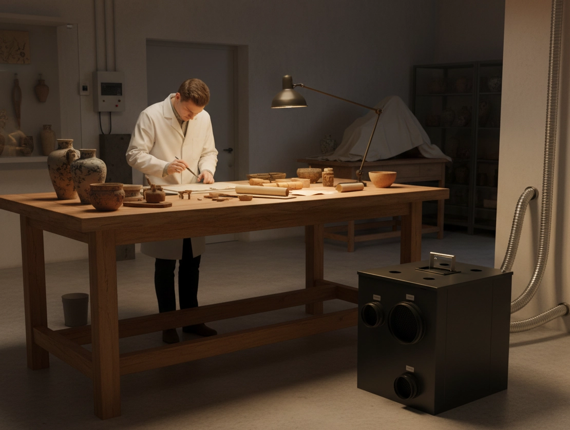 Feuchtigkeitskontrollsysteme f&uuml;r Museen und Archive - Projektansatz