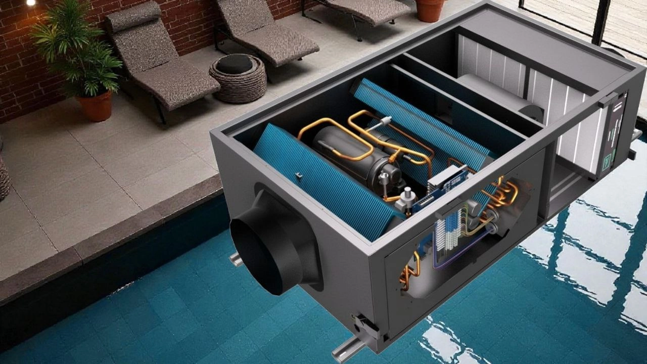 Kanalentfeuchter für Schwimmbäder automatisches Einschalten Mycond MSHAC