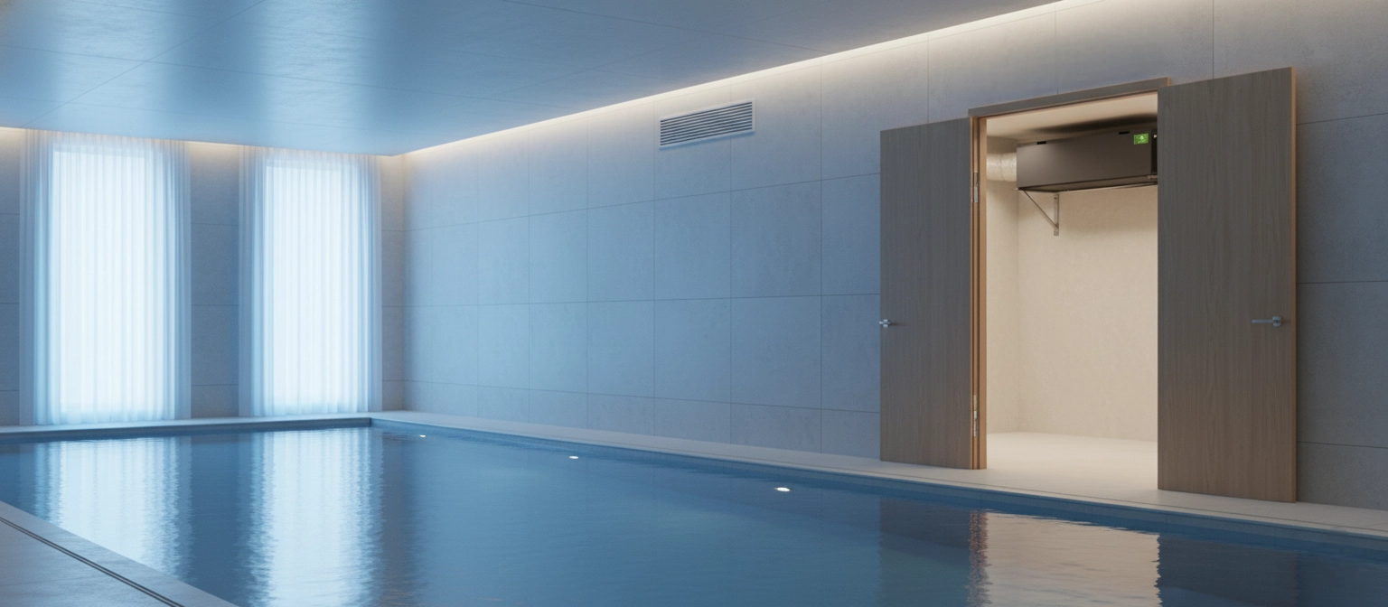 Kanalentfeuchter für Schwimmbäder, saubere und trockene Atmosphäre Mycond MSHAC