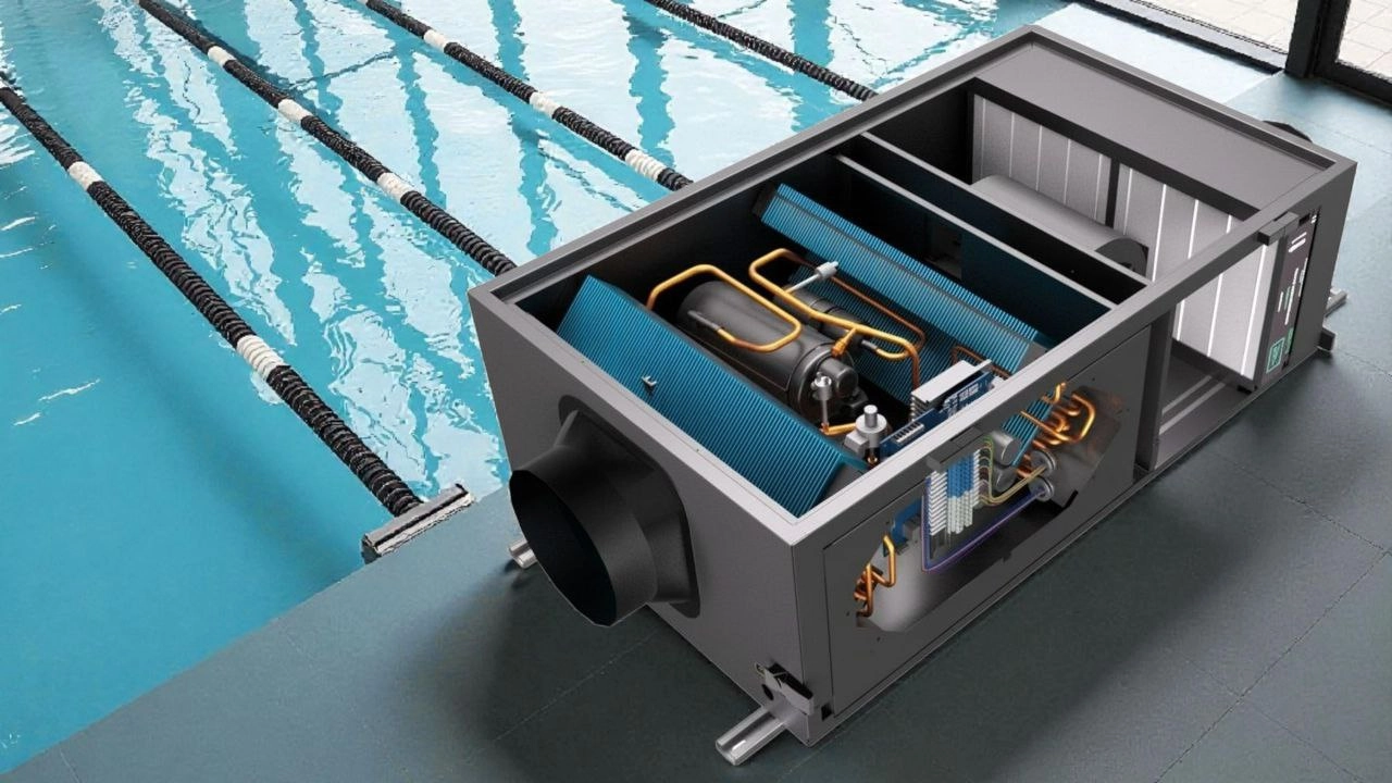 Kanalentfeuchter f&uuml;r Schwimmb&auml;der intelligentes Management Mycond MSHAC