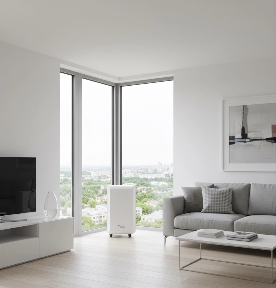 Leiser Schlafzimmer-Entfeuchter mit Nachtmodus Mycond Roomer Smart 12