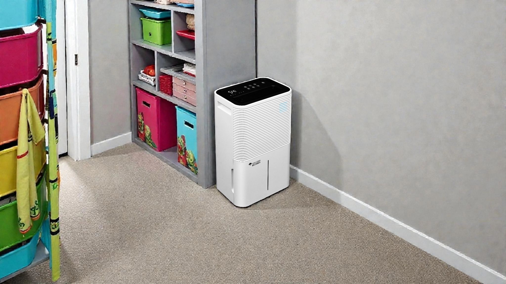 Luftentfeuchter HEPA und Kohlefilter Feuchtigkeitskontrolle Mycond Roomer Hepa 25