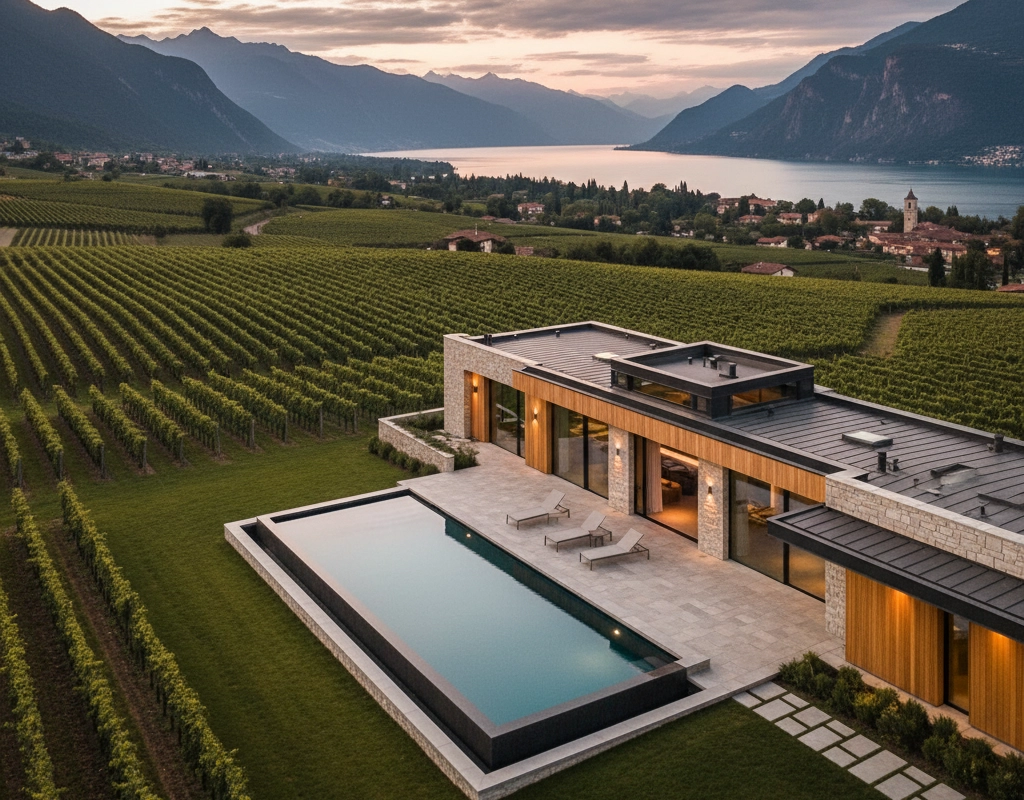 Wärmepumpe für ein Landhaus, optimale Effizienz Mycond BeeHeat