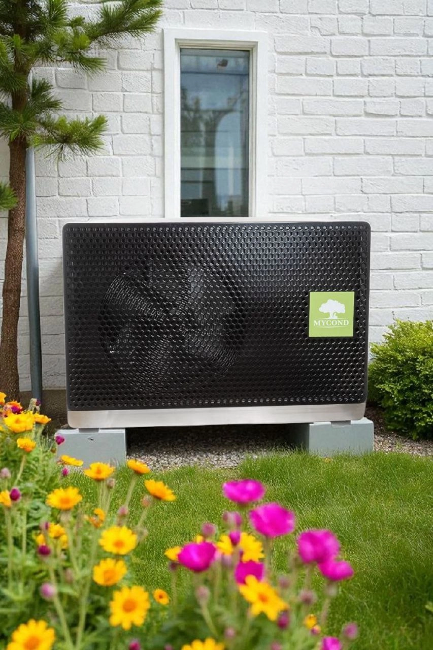 Wärmepumpe mit geräuschlosem Betrieb am Tag Mycond BeeSmart