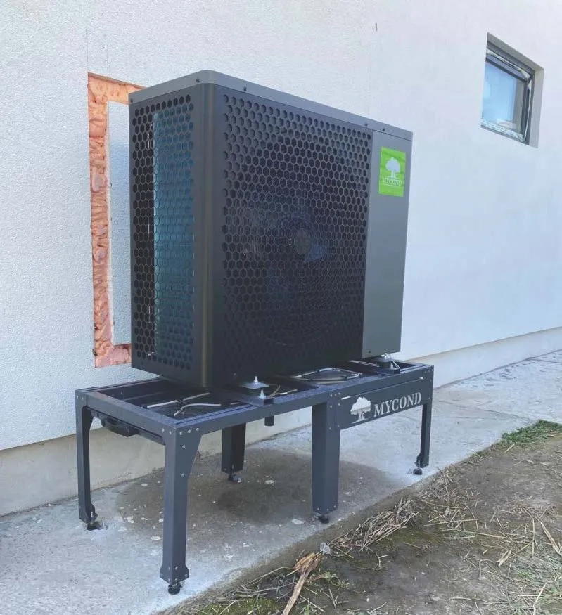 Heizungsanlage für Wohnräume mit Mycond BeeHeat Split-Wärmepumpe