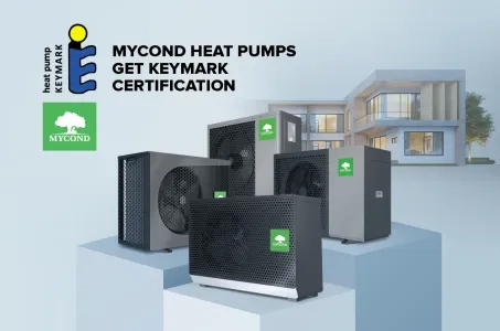 Die Mycond-Wärmepumpen sind von Keymark zertifiziert worden!