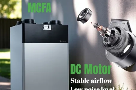 MCFA: bis zu 95 % Wärmerückgewinnung und leise EC‑Ventilatoren für ein gesundes Raumklima zu Hause